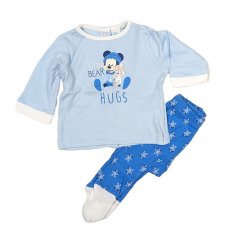FFX85: Baby Mickey/Minnie Footed Pyjamas (0-3 months)